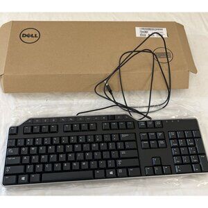 Dell Wired Keyboard Model 02FVXN Black USB Compact Design